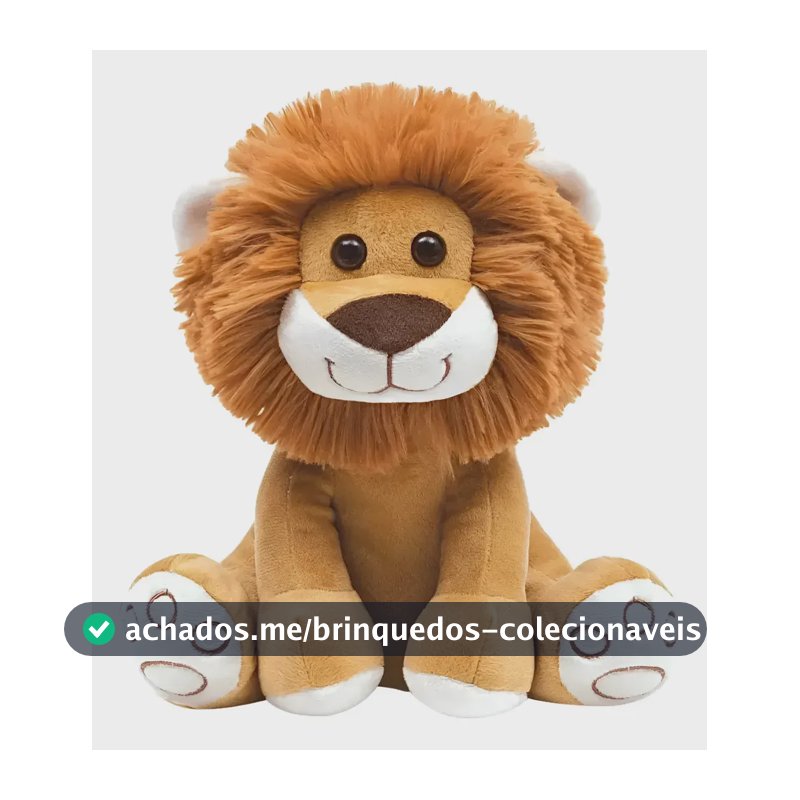 Brinquedo de Pelúcia para Bebê Meu Leãozinho - Buba
