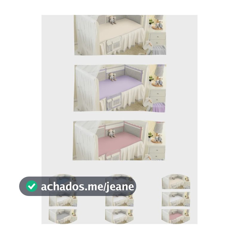 Kit 3 Lençol de Berço Americano com Elástico 100% Algodão Malha Antialérgico Toque Macio Bebê Menina Roupa de Cama Berço Padrão Colchão Infantil Baunilha Lavanda Rosa - 70x130x12cm - Renova Enxovais
