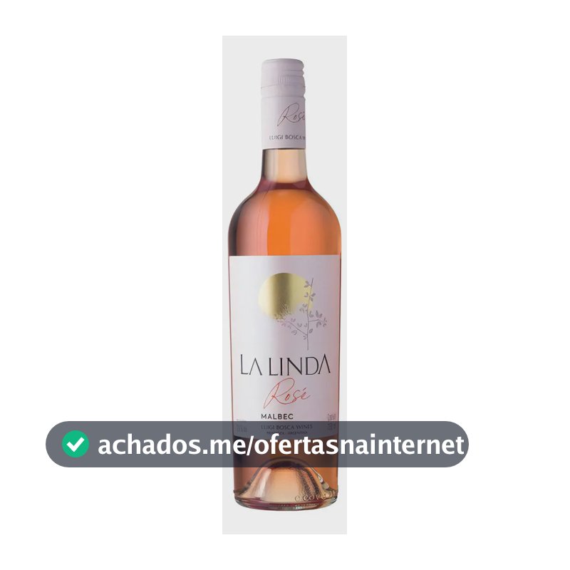 Vinho La Linda Rose Malbec 750 Ml