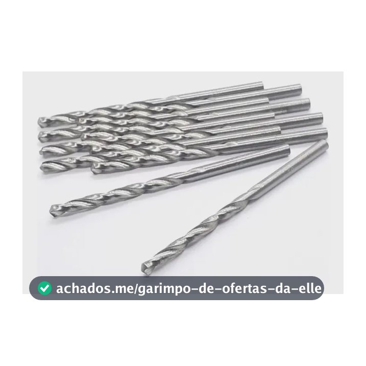 Kit 10 Brocas 3mm Aço Rápido Bestfer para Metais Ferrosos e Não Ferrosos