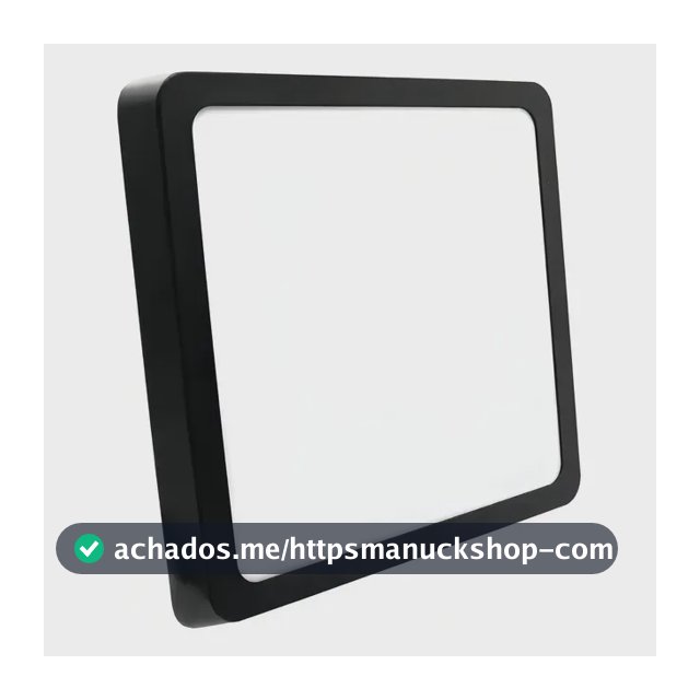 Plafon LED 40W Starbright Sobrepor Teto 40x40 Branco Neutro Preto
