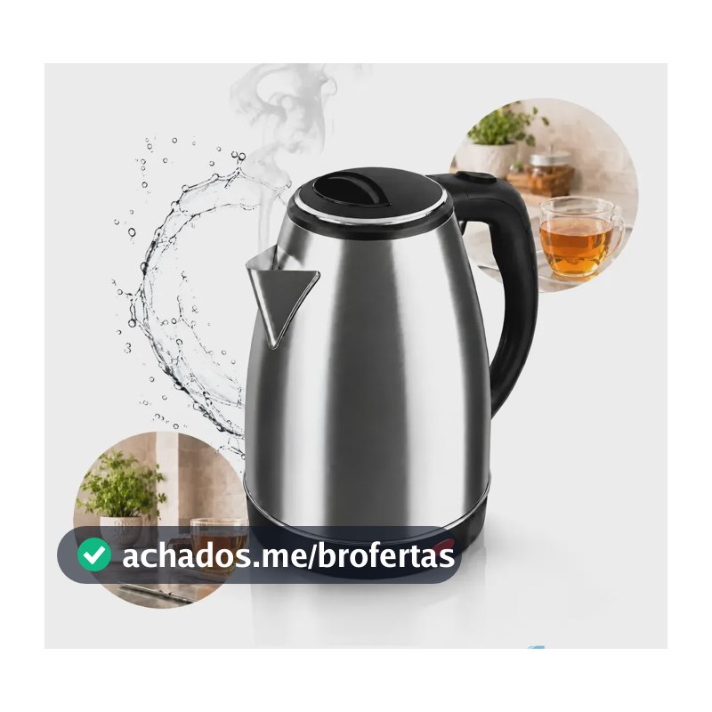 Dzn Home Chaleira Elétrica 1000w - Prateado