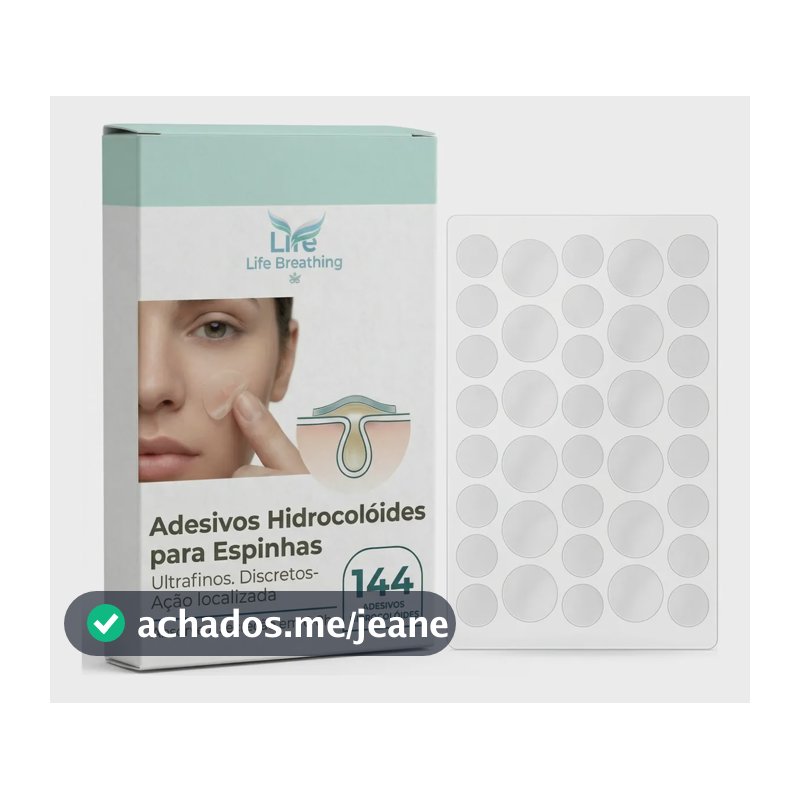Life Breating Adesivo De Espinhas Hidrocoloide Secativo Acne