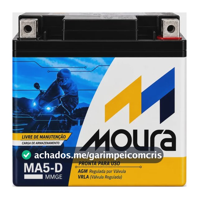 Bateria Moto Titan Fan Biz Bros Fazer 125 150 160 Mix Flex