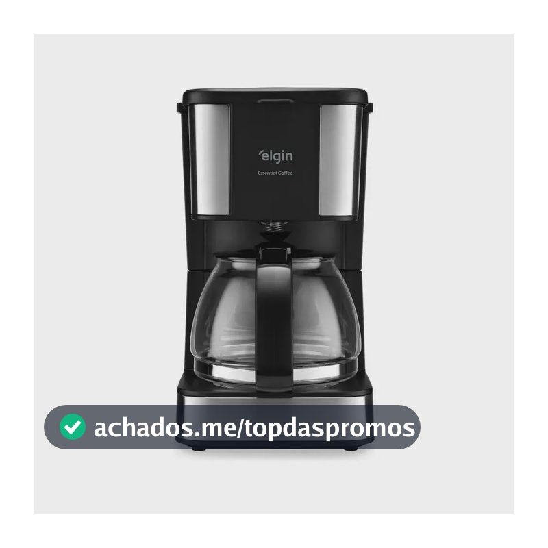 Cafeteira elétrica Essential Coffe – 19 xícaras jarra de vidro Elgin