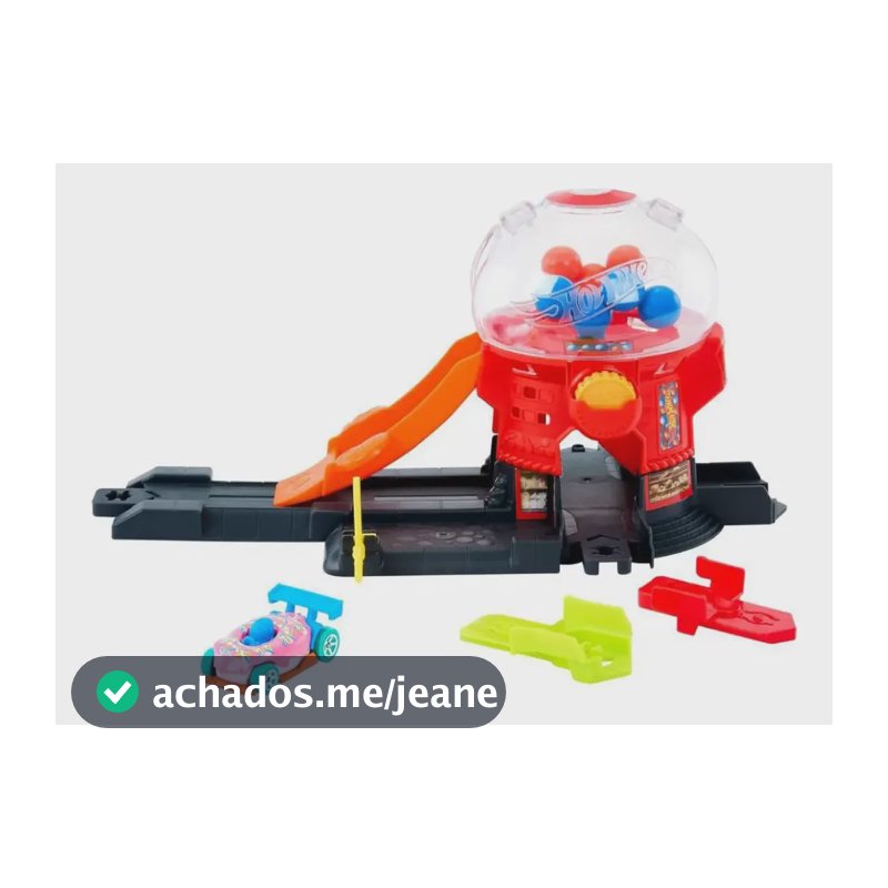 Pista Para Carrinho De Brinquedo Hot Wheels City Doceria