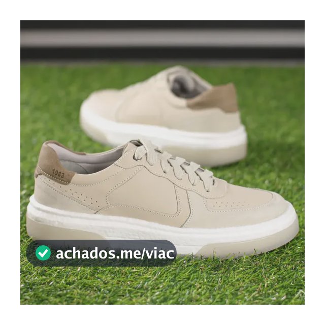 Tênis Democrata Denim Pulse Casual Leve Confortável Couro