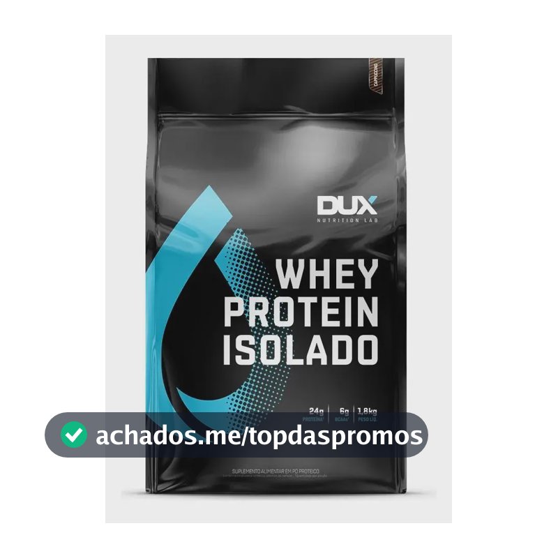 Whey Protein Isolado Dux Nutrition 1,8 Kg Sabor Cookies