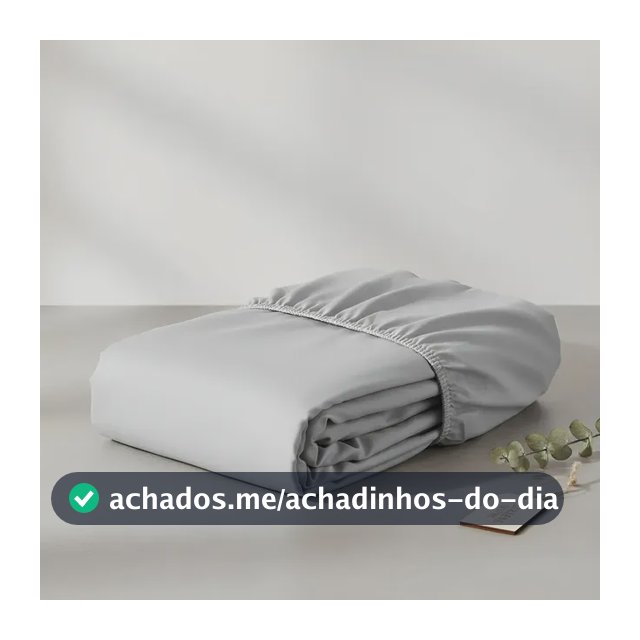 Lençol Avulso Casal Padrão C/ Elástico 600 Fios- Algodão