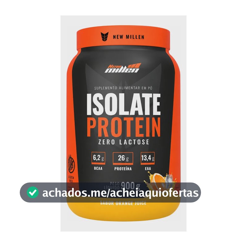 Whey Isolado 900g Suco de Laranja - New Millen