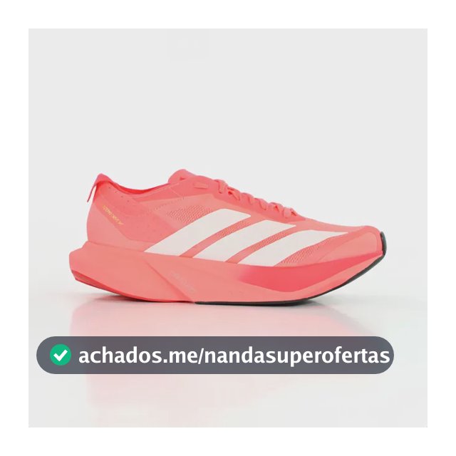 Tênis adidas Adizero Drive Rc Corrida Leve Energy Rods Rosa Rosa 37 Br
