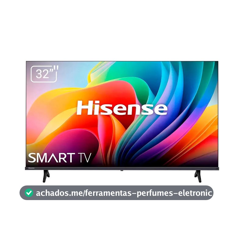 Smart TV Hisense HD 32" Polegadas 32A4NV com HDR10, DTS Virtual X, Compatibilidade Alexa