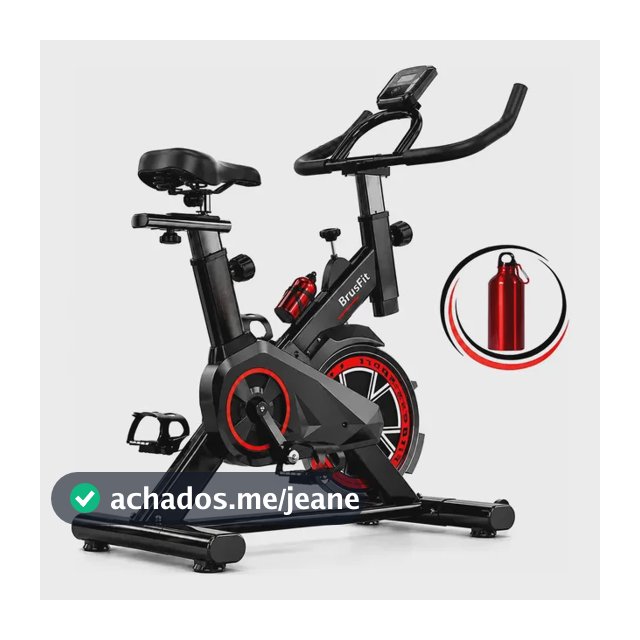 Brus fit Bicicleta Ergométrica Spinning Liftness X11 Cor Preto/vermelho