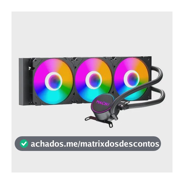 Water Cooler Mach1 Logic Gk360 Rgb 360mm Preto