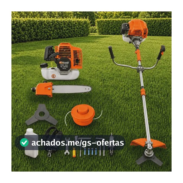 Roçadeira Gasolina Knakasaki 75cc 3,6hp 8 Em 1 Motopoda