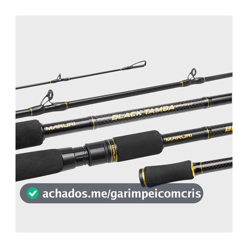 Vara Para Molinete Black Tamba Pro S902h 2,70mts 30-60lbs 2 Partes - Maruri