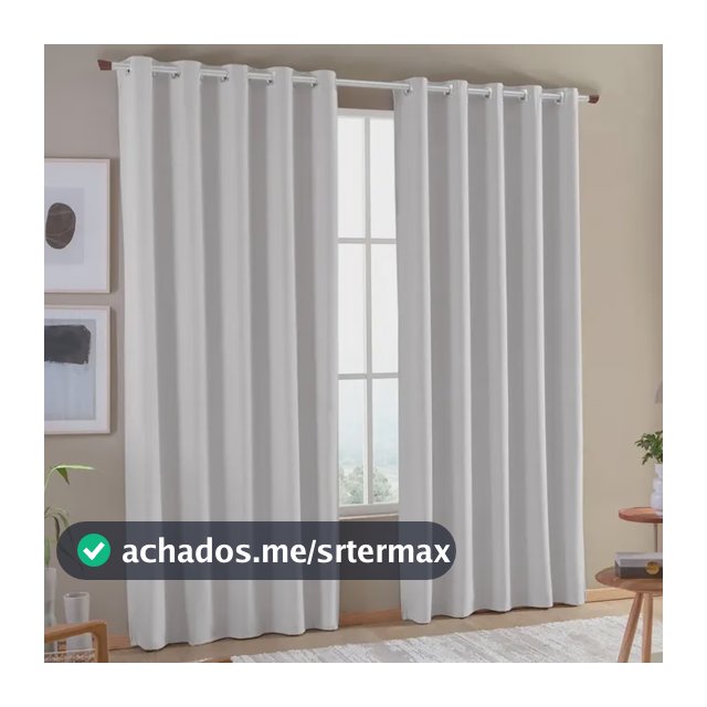 Cortina Blackout 100% 2,80x2,30 Corta Luz Sala Quarto