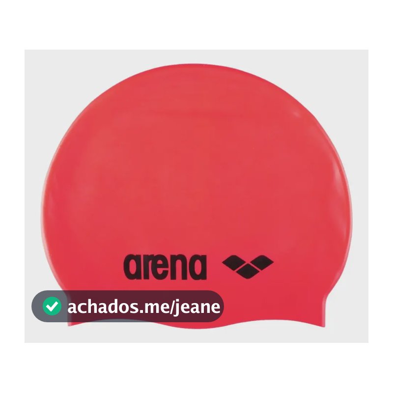 Touca Classic Silicone Vermelho E Preto Tam Unico ARENA