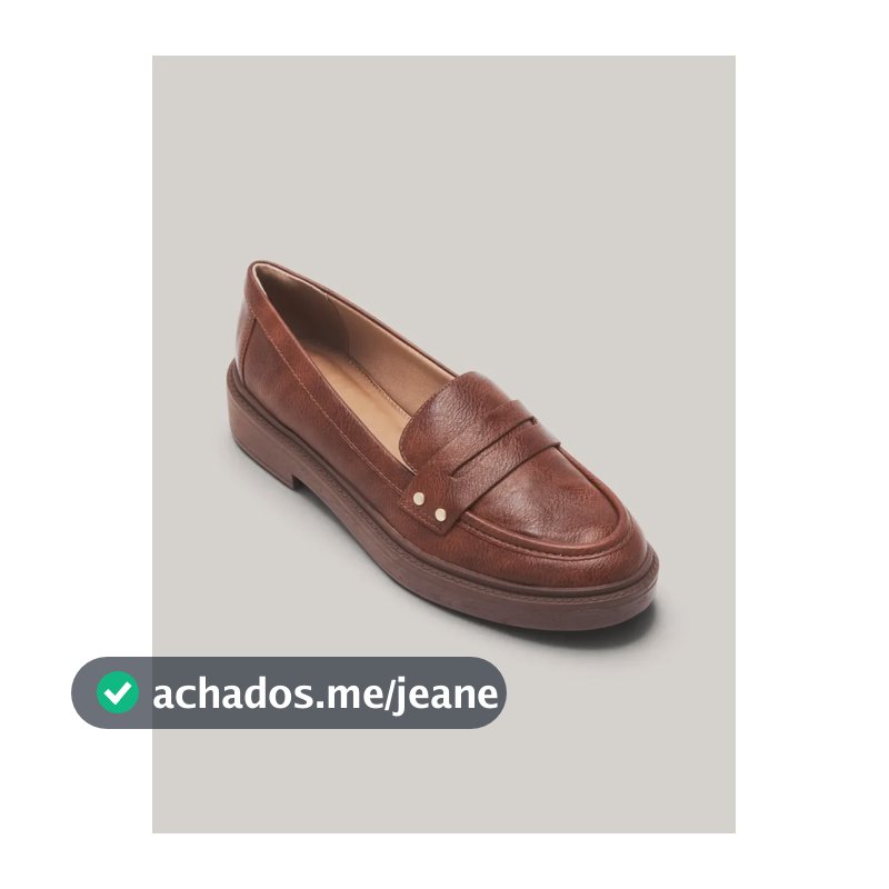 Mocassim Feminino Old Oriental Anacapri Marrom Liso 35