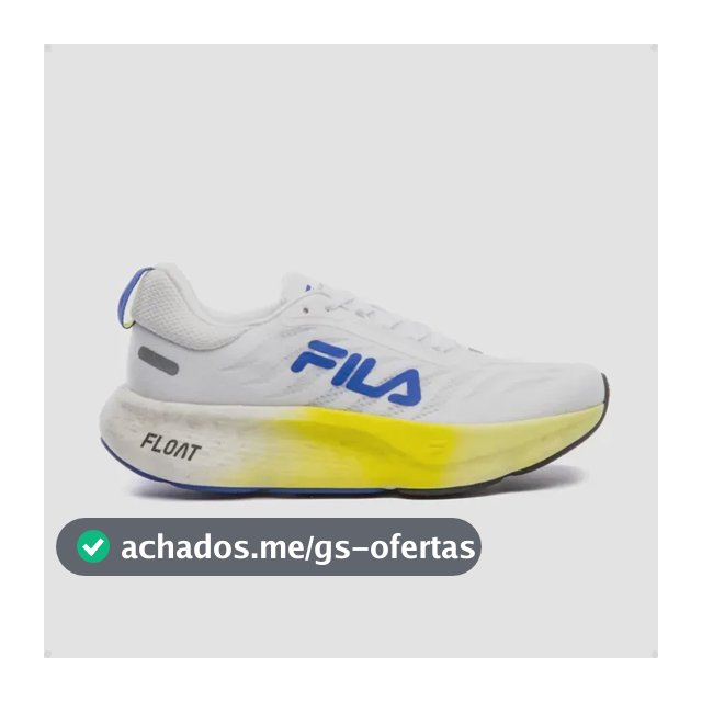 Tênis Fila Float Maxxi 2 Corrida Amortecimento Branco 40 Br