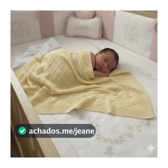 Manta Bebê Maternidade Cobertor Recém Nascido Tricot Veneza