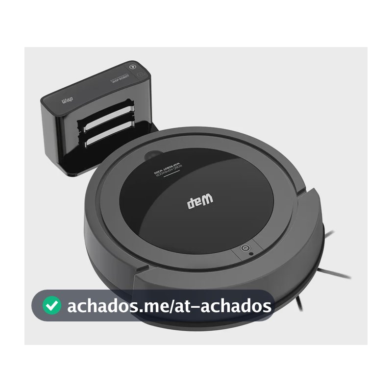 WAP Robô W200 Aspirador Robô 3 em 1 Varre Aspira Passa Pano Bivolt