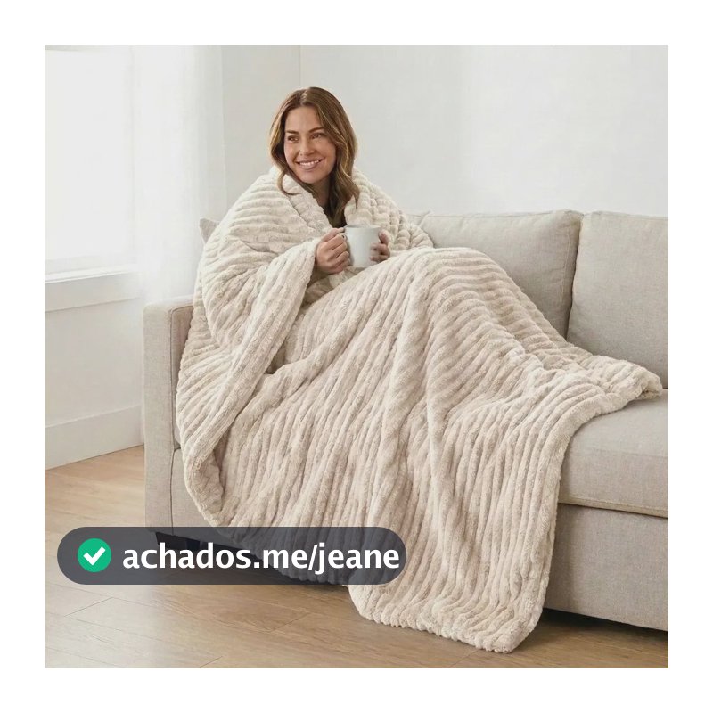 Manta Cobertor Solteiro Neo Mares 150x220 Cm 300g/m² Camesa 1100 G Off White