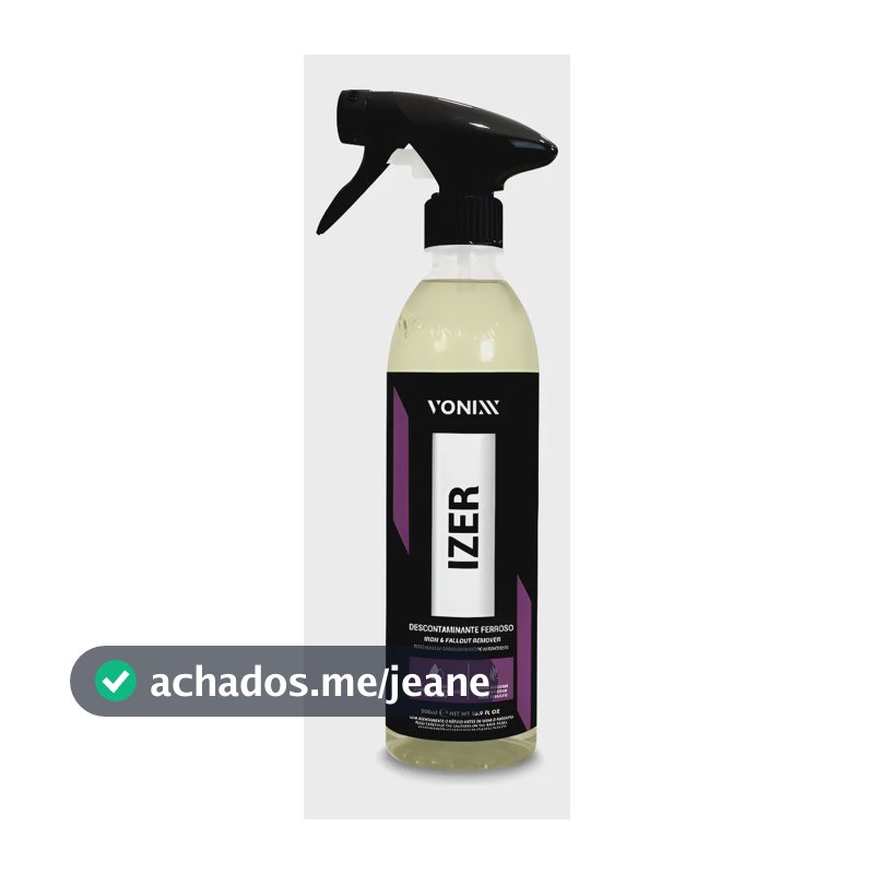 Izer 500ml Vonixx Limpa Rodas Descontaminante Ferroso