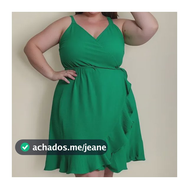 Vestido Plus Size Midi Envelope Feminino Casual