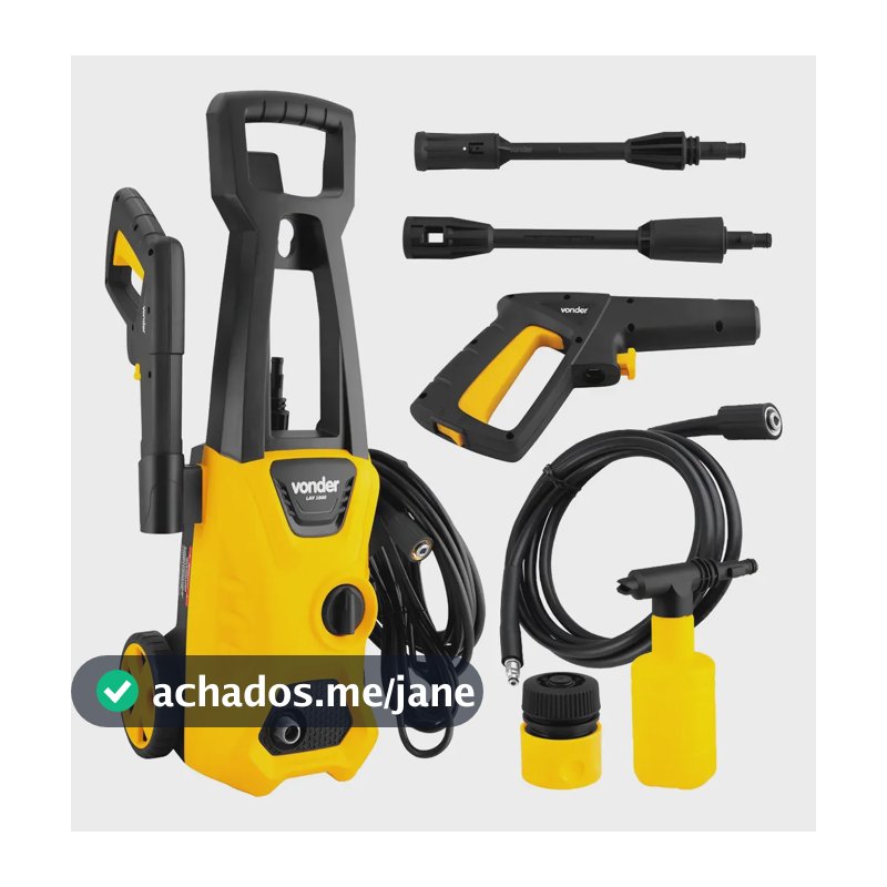 Lavadora De Alta Pressão Lav 1600, 1.600 Lbf/pol² Vonder