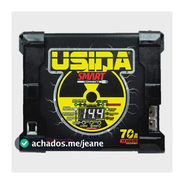 Fonte Usina Connect 70a 12v Bivolt Preto