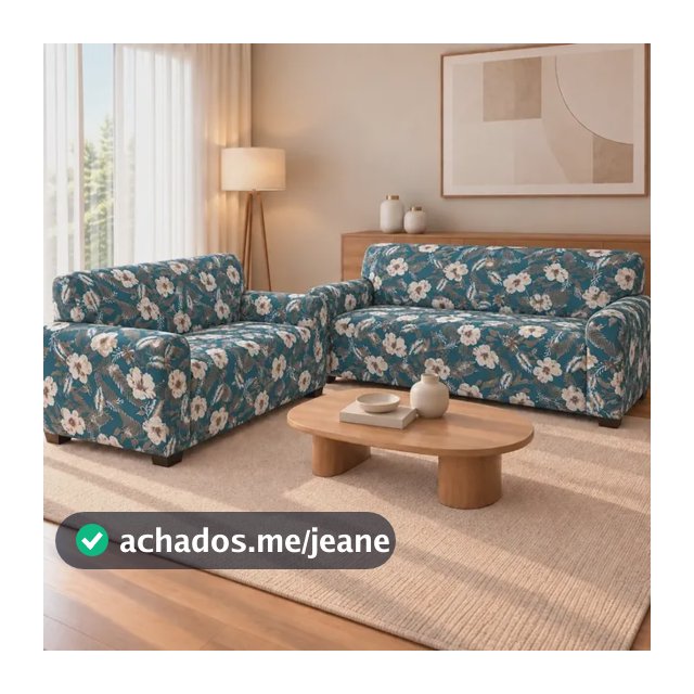 Capa Para Sofá 2x3 Lgrs Coladinha Estampada Spandex
