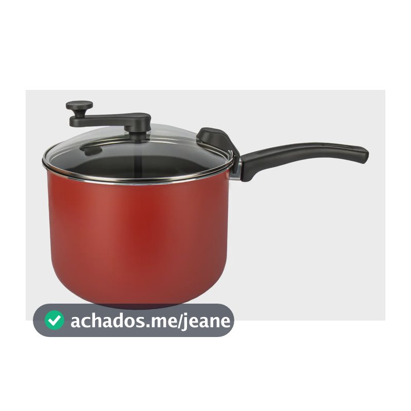 Pipoqueira Com Manivela 20 X 15 Cm 4,5 Litros Cozillar Cor Vermelha Profissional Profissional