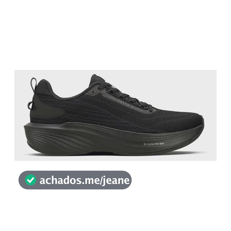 Tênis Masculino Volta 2 Olympikus Preto/preto Liso 41 Br