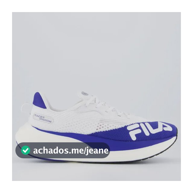Tênis Fila Racer Speedzone Branco E Azul