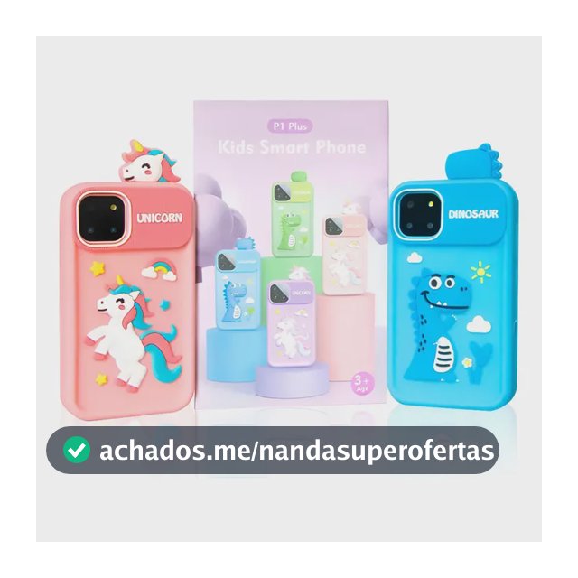 Celular Infantil De Brinquedo Telefone De Criança Unicornio Rosa