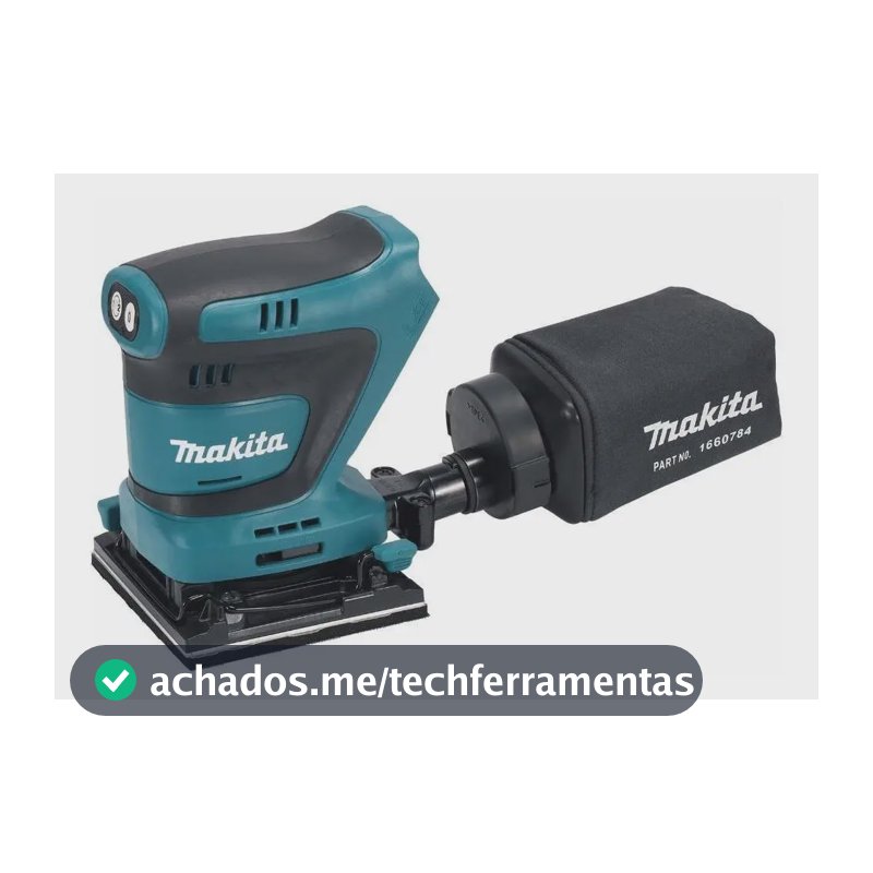 Lixadeira Sem Fio Makita Dbo480z S/ Bateria S/ Carregador Cor Azul