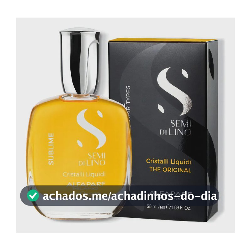 Semi Di Lino Cristalli Liquidi Óleo Capilar Alfaparf 50ml
