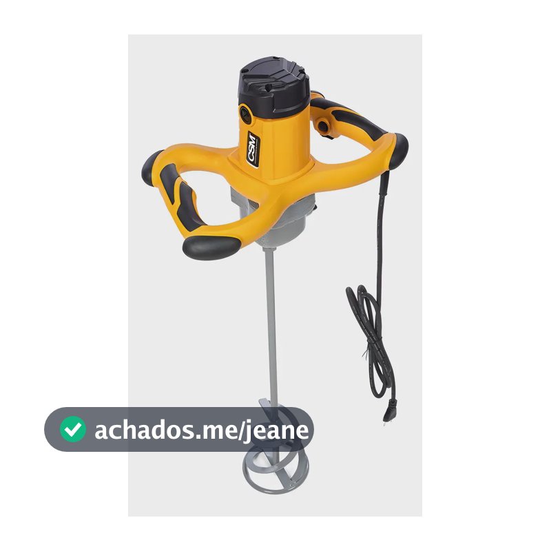 Misturador De Argamassa 1600w Profissional Csm