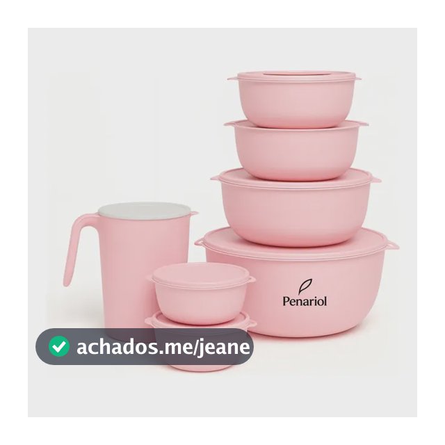 Conjunto Potes Jarra Marmita Organizador Plasticos Penariol