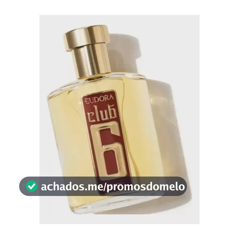 Colônia Club 6 Fever 95ml - Eudora