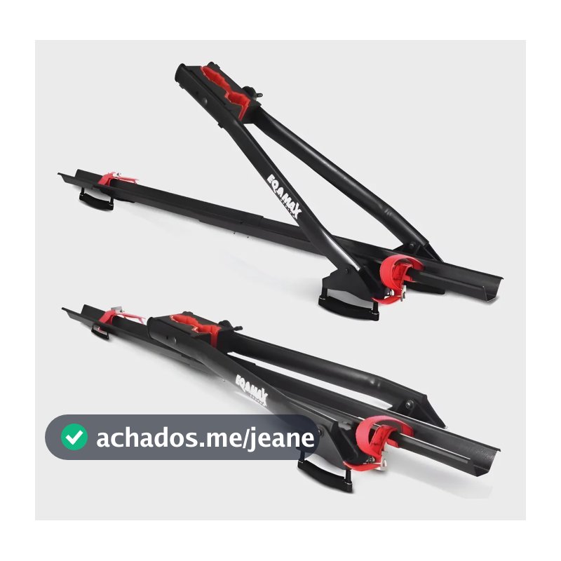 2 Transbikes Teto Velox Aço Eqmax Preto