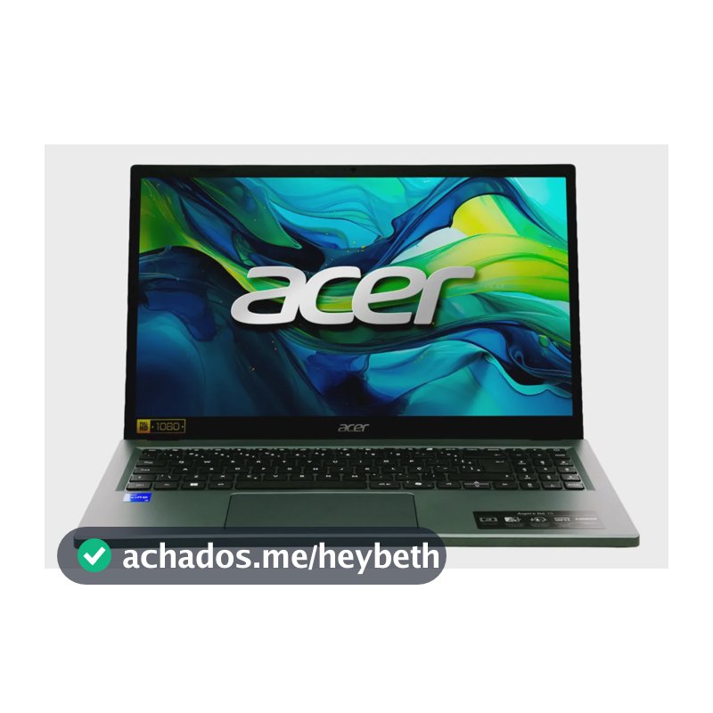Notebook Acer Aspire Go 15 com Processador Intel Core i7 13ª Geração 16GB de Memória RAM DDR5 Armazenamento 512GB SSD Tela 15.6" Full HD Linux AG15-71P-747N