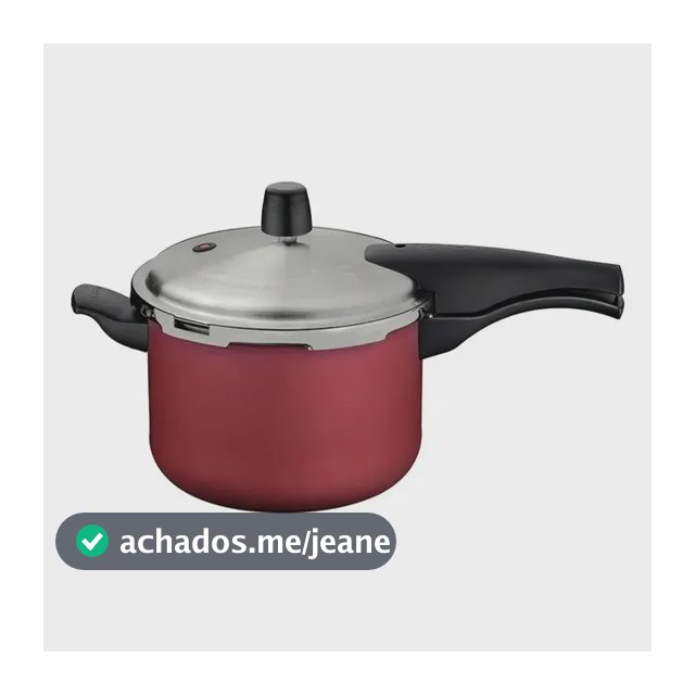 Panela De Pressão 4,5l Tramontina Vancouver Effect 20591-720 Cor Vermelho
