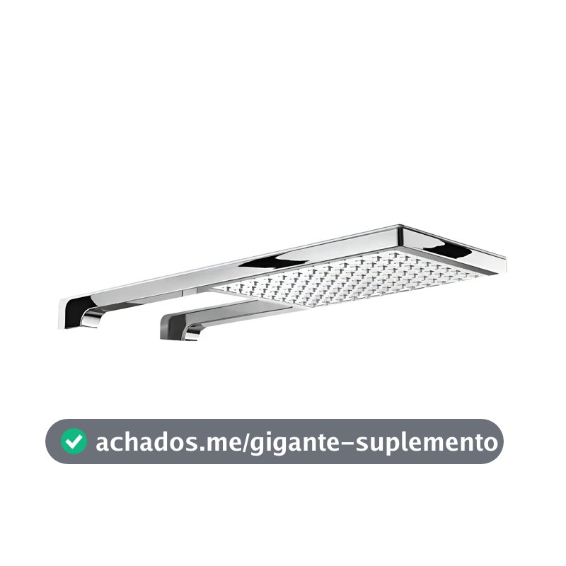 Espalhador Crivo Chuveiro Acqua Storm Branco Cromado