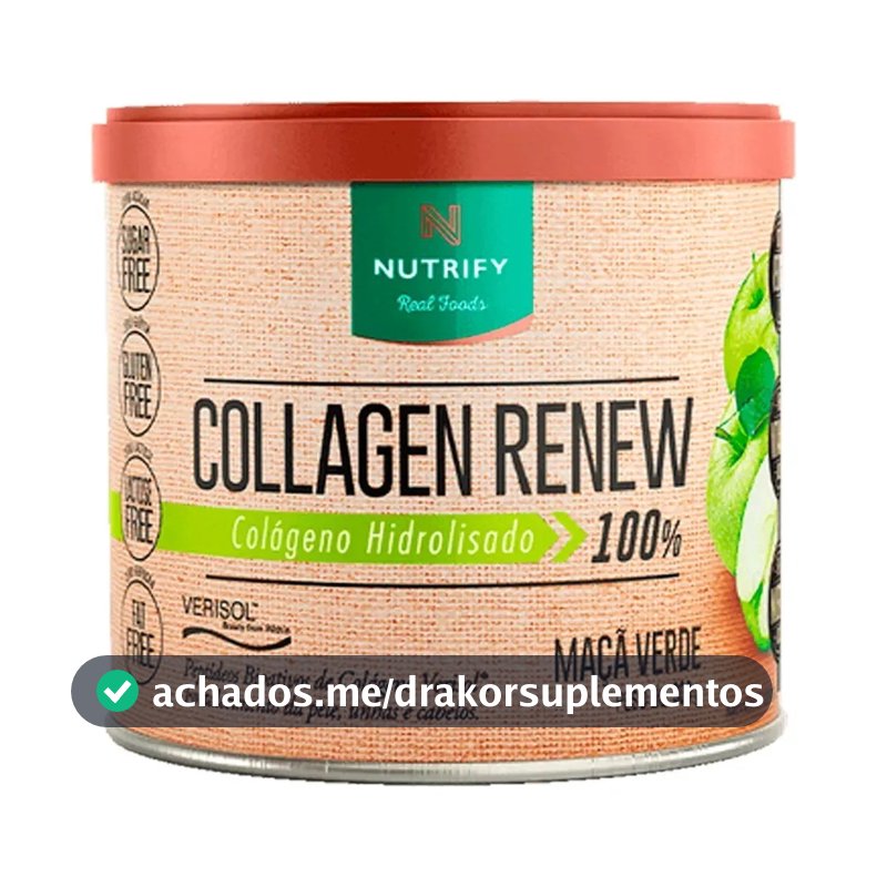 Collagen Renew Sabor Maçã Verde - Nutrify 300g