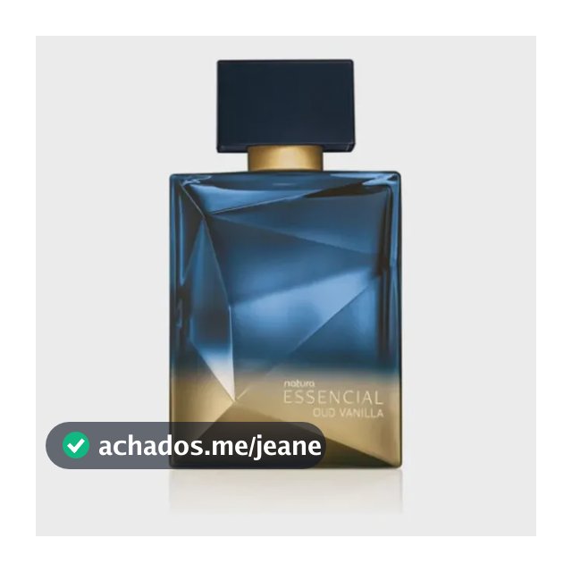 Eau De Parfum Essencial Oud Vanilla Masculino 100ml - Natura