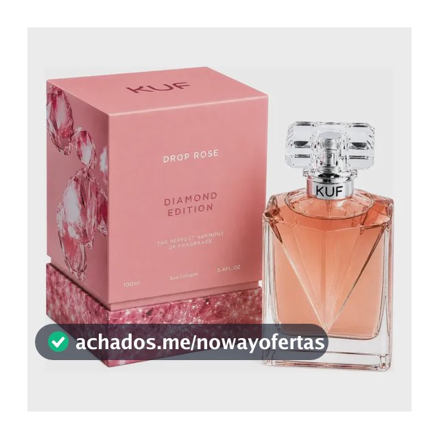 Perfume Kuf Rose Diamond Edition Feminino 100ml Importado