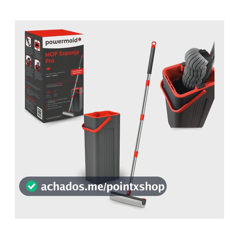 Mop Esponja Pro De Limpeza