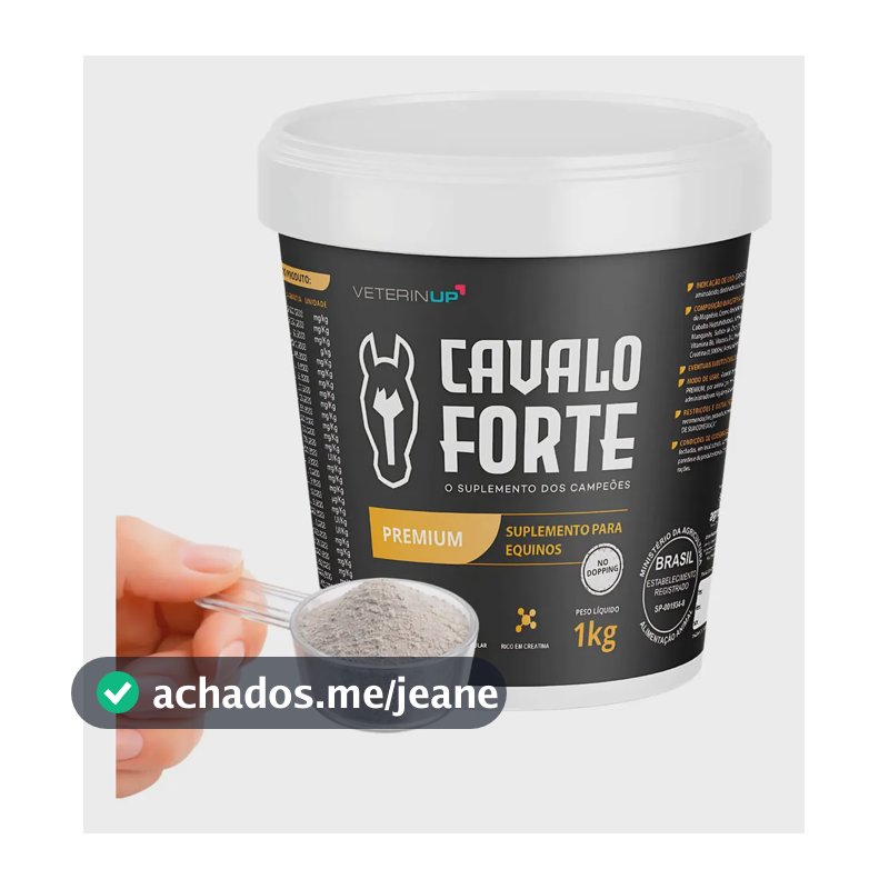 1kg Cavalo Forte Premium Suplemento Cavalo Equinos